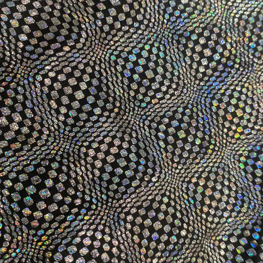 Electric Styles Black Hologram Rave Leggings